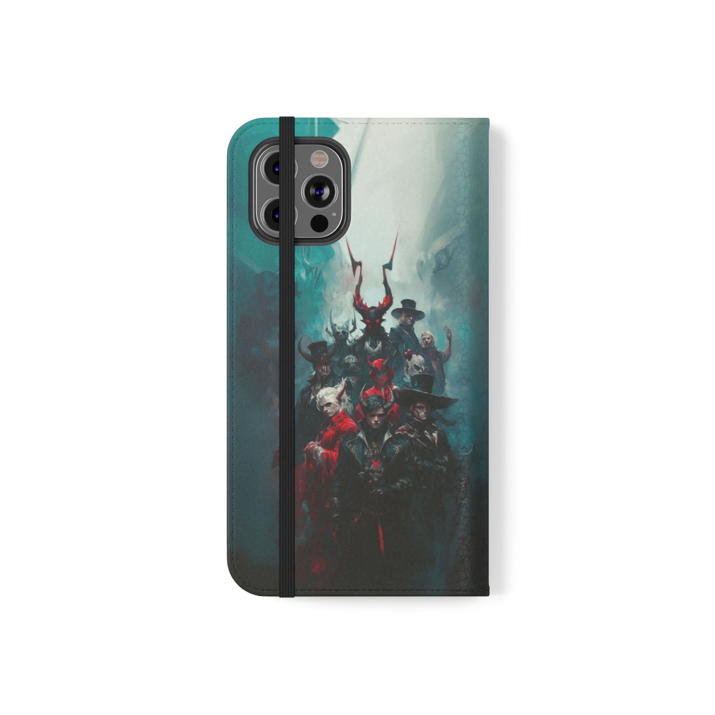 Dark Fantasy Demon Hunters - Wallet Flip Case