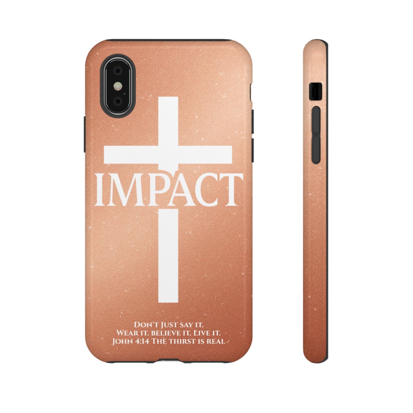Impace Rose Gold - Tough iPhone Case