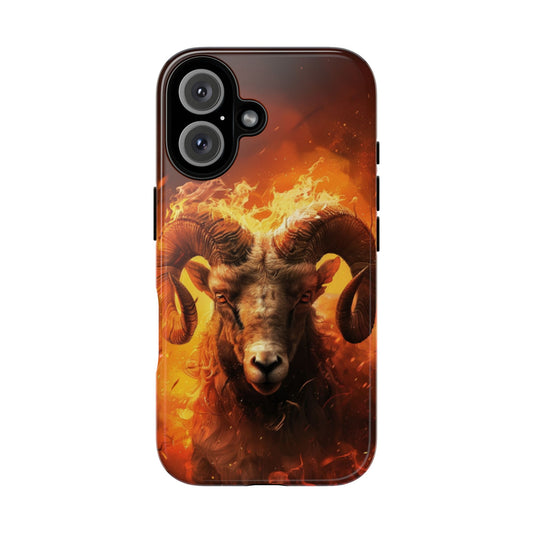 Fiery Aries Power - iPhone, Google Pixel, Samsung Galaxy