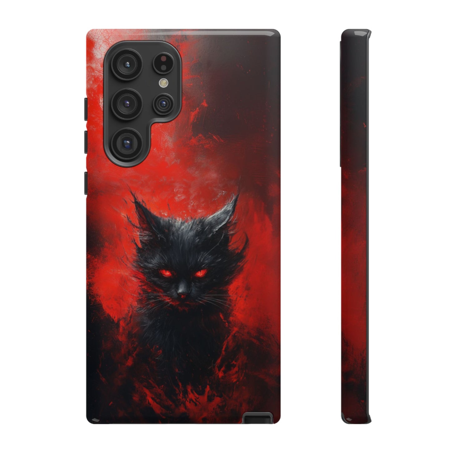 Fire Demon Black Cat - Tough Samsung Galaxy Case