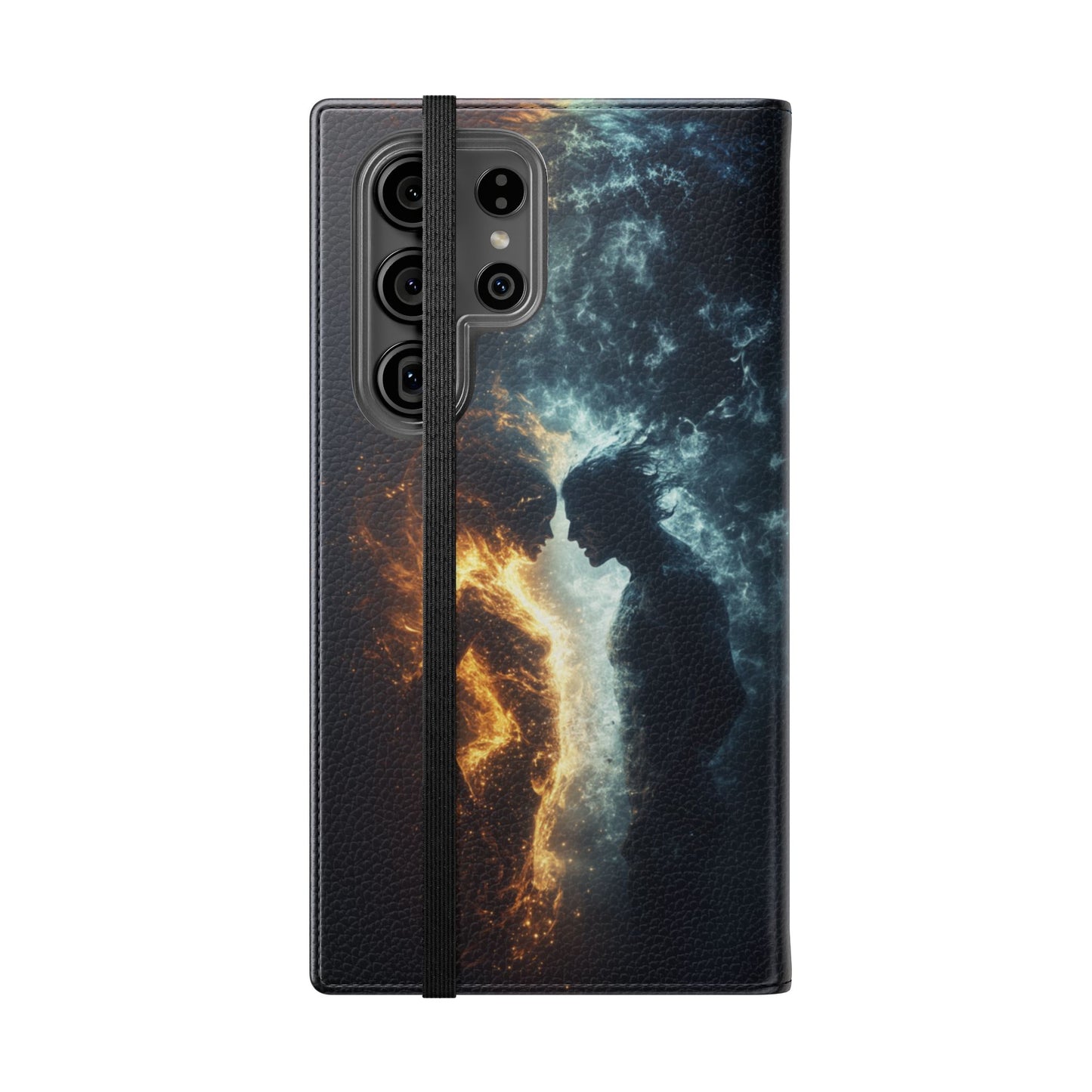 Fire & Frost Lovers - Wallet Flip Case