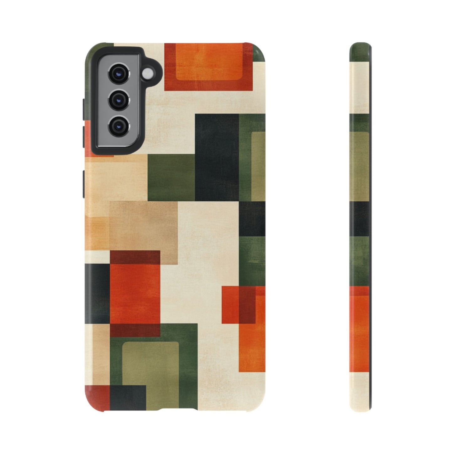 Mid-Century Modern Geometric Pattern Phone Case - iPhone, Google Pixel, Samsung Galaxy