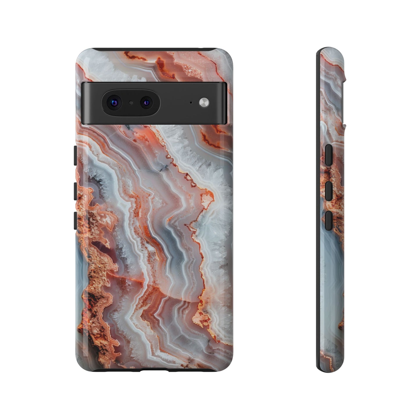 Rose Agate Currents – Tough Google Pixel Case
