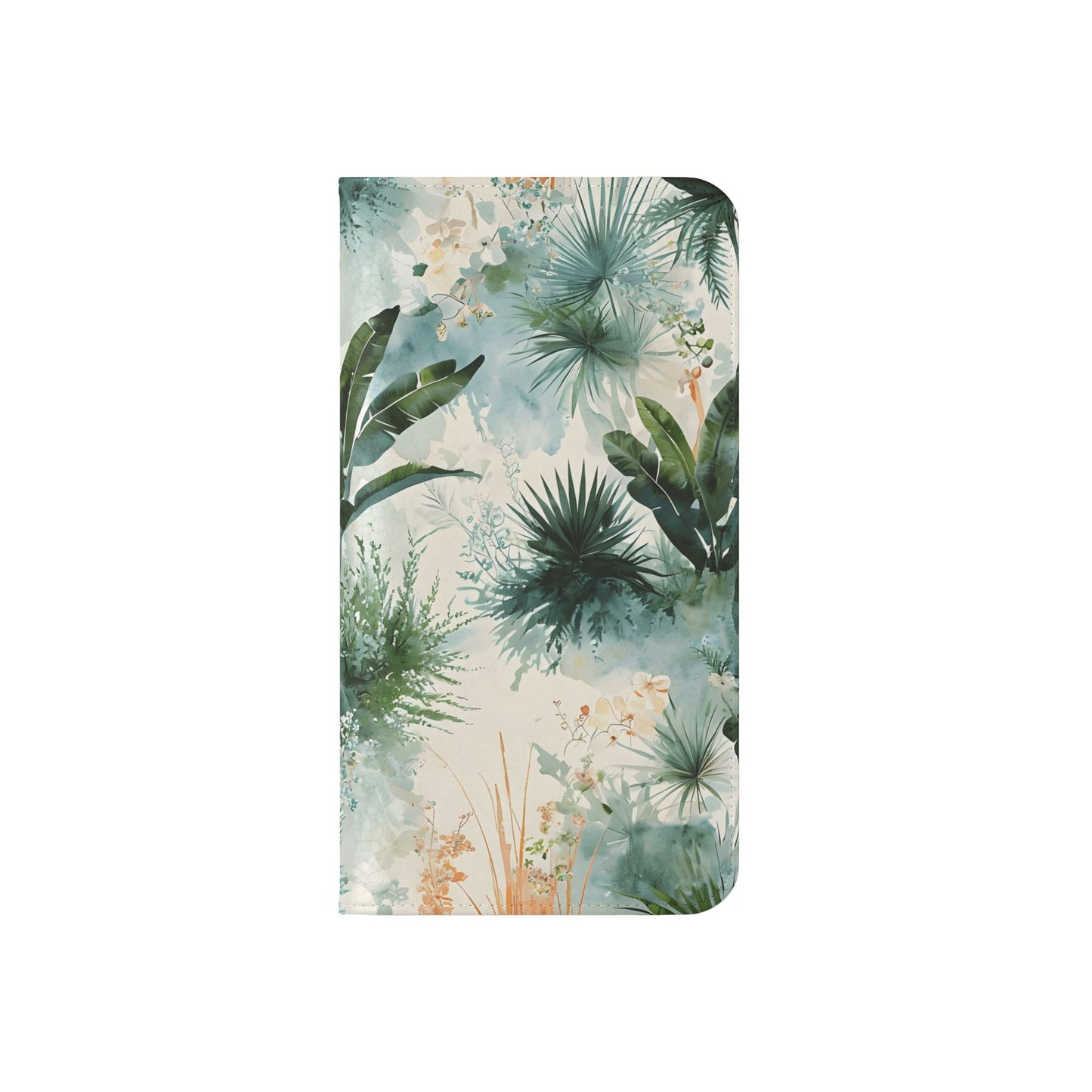 Tropical Botanical Watercolor - Wallet Flip Case