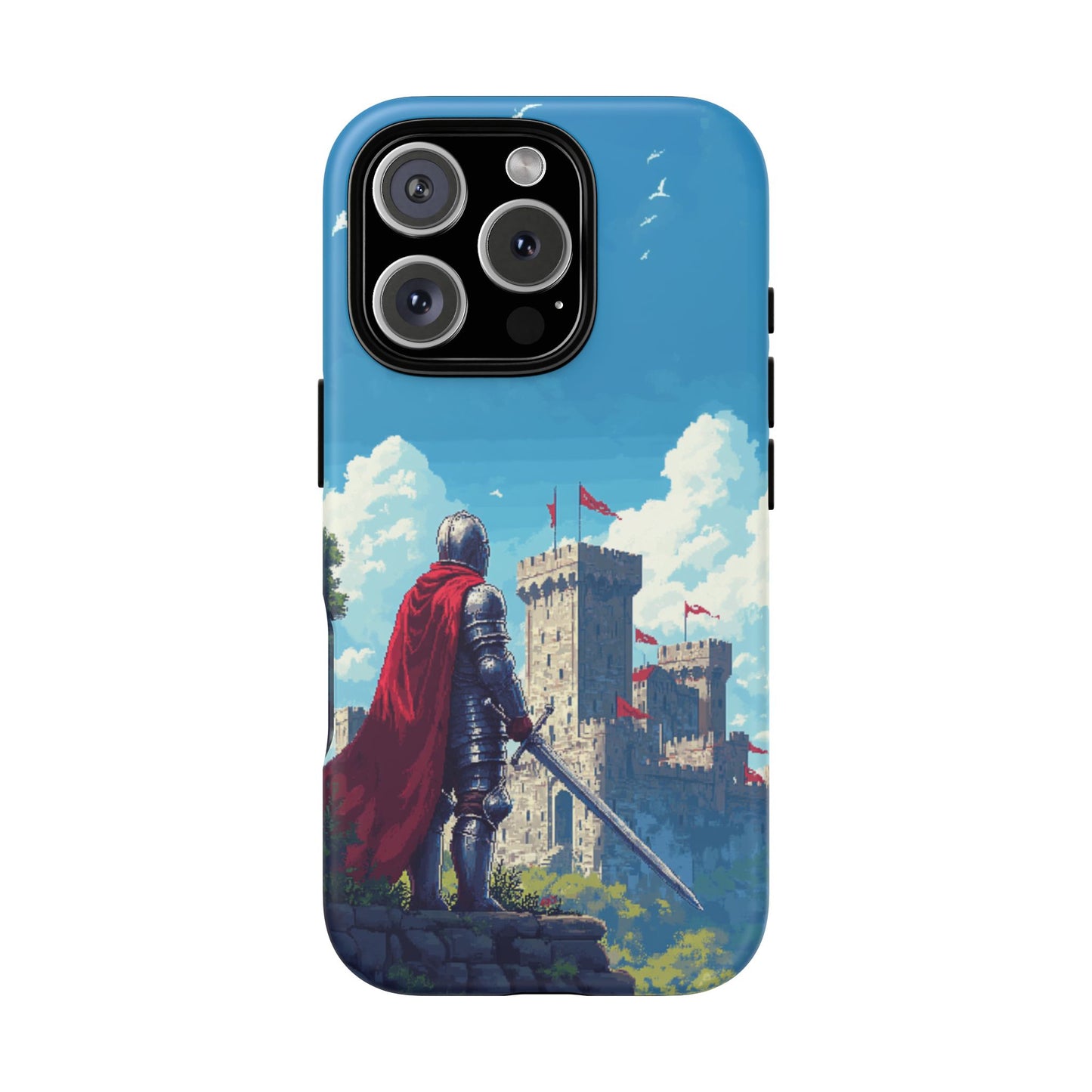 Pixel Knight Adventure Phone Case - iPhone, Google Pixel, Samsung Galaxy