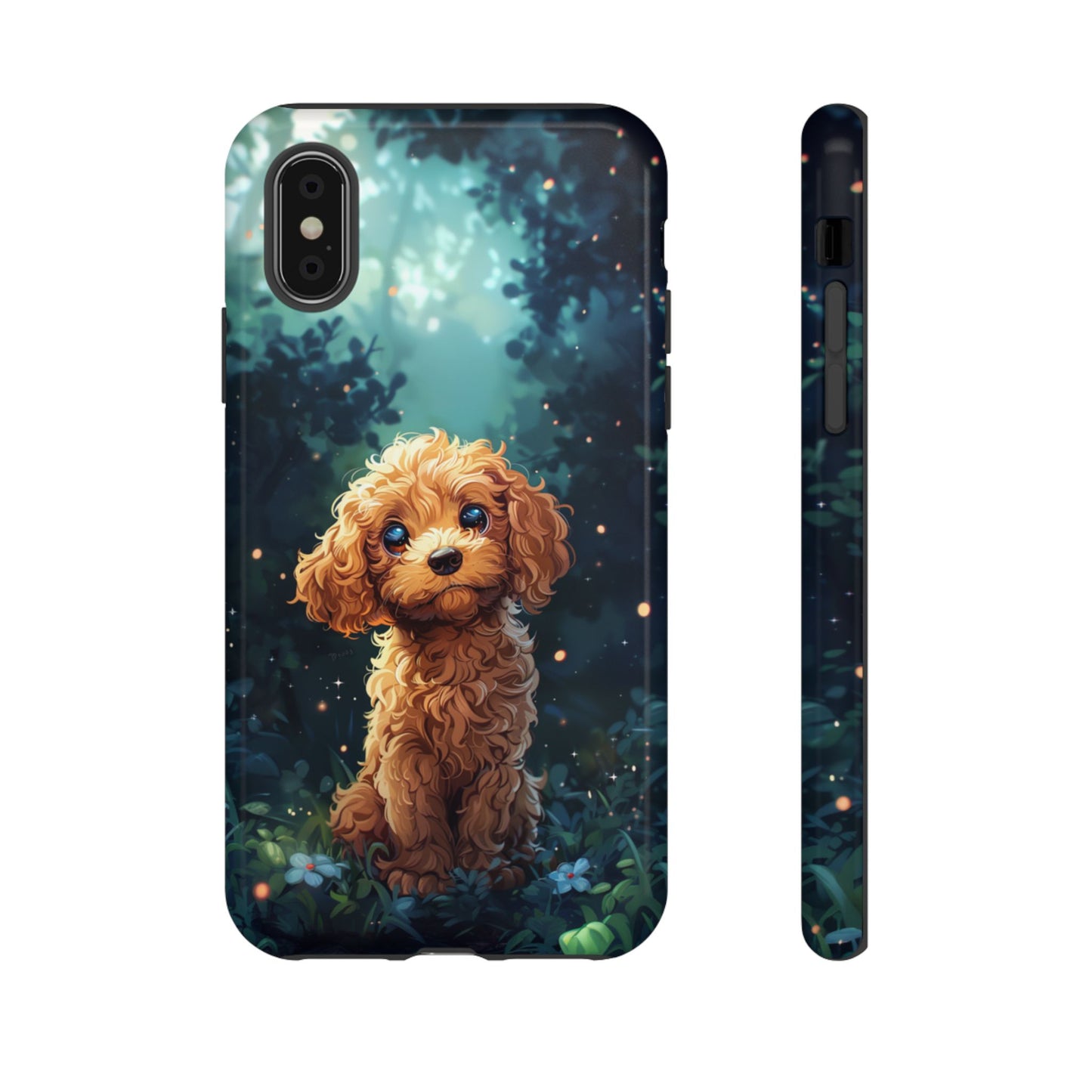 Forest Poodle - Tough iPhone Case