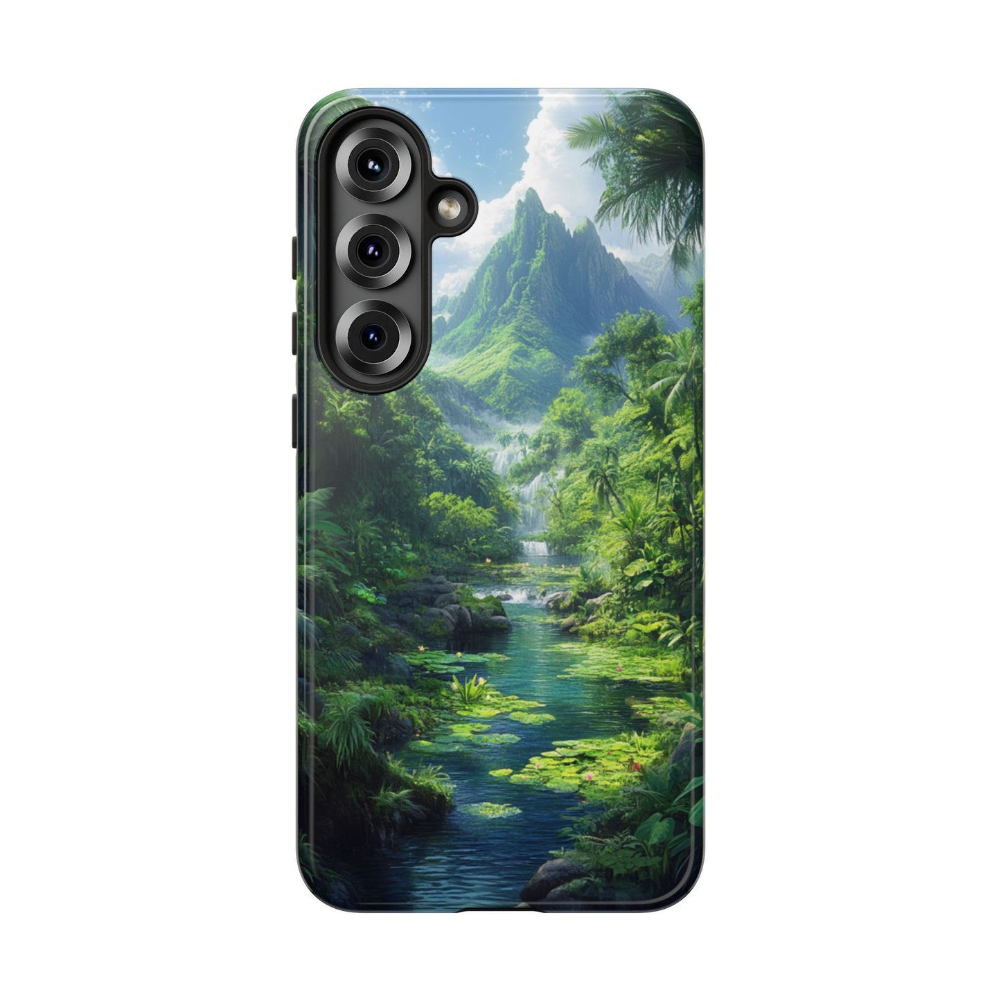 Verdant Jungle Cascade – Tough Samsung Galaxy Case