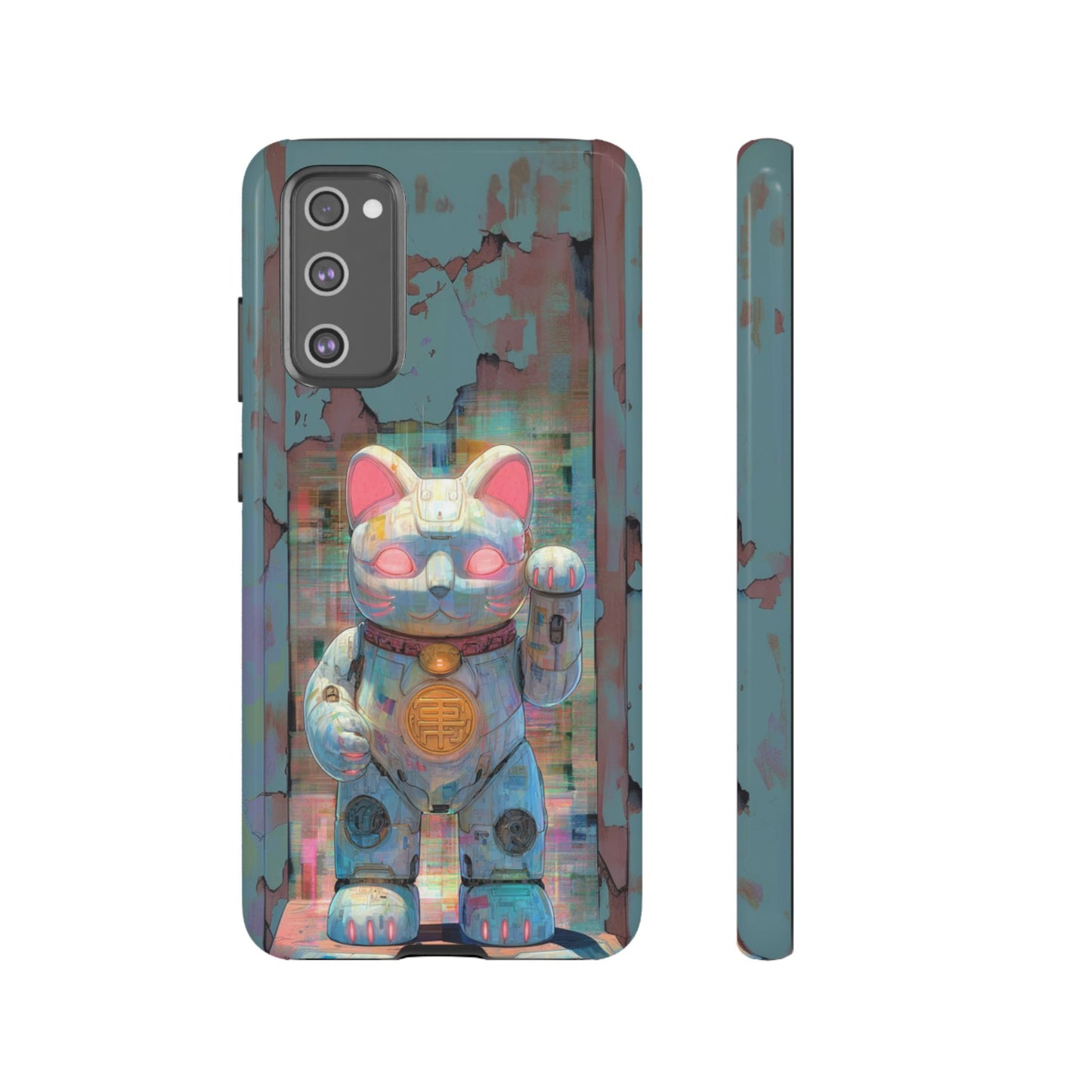 Cyber Lucky Cat - Tough Samsung Galaxy Case