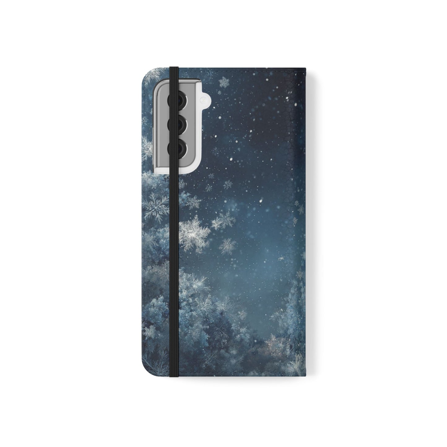 Winter Snowflakes - Wallet Flip Case