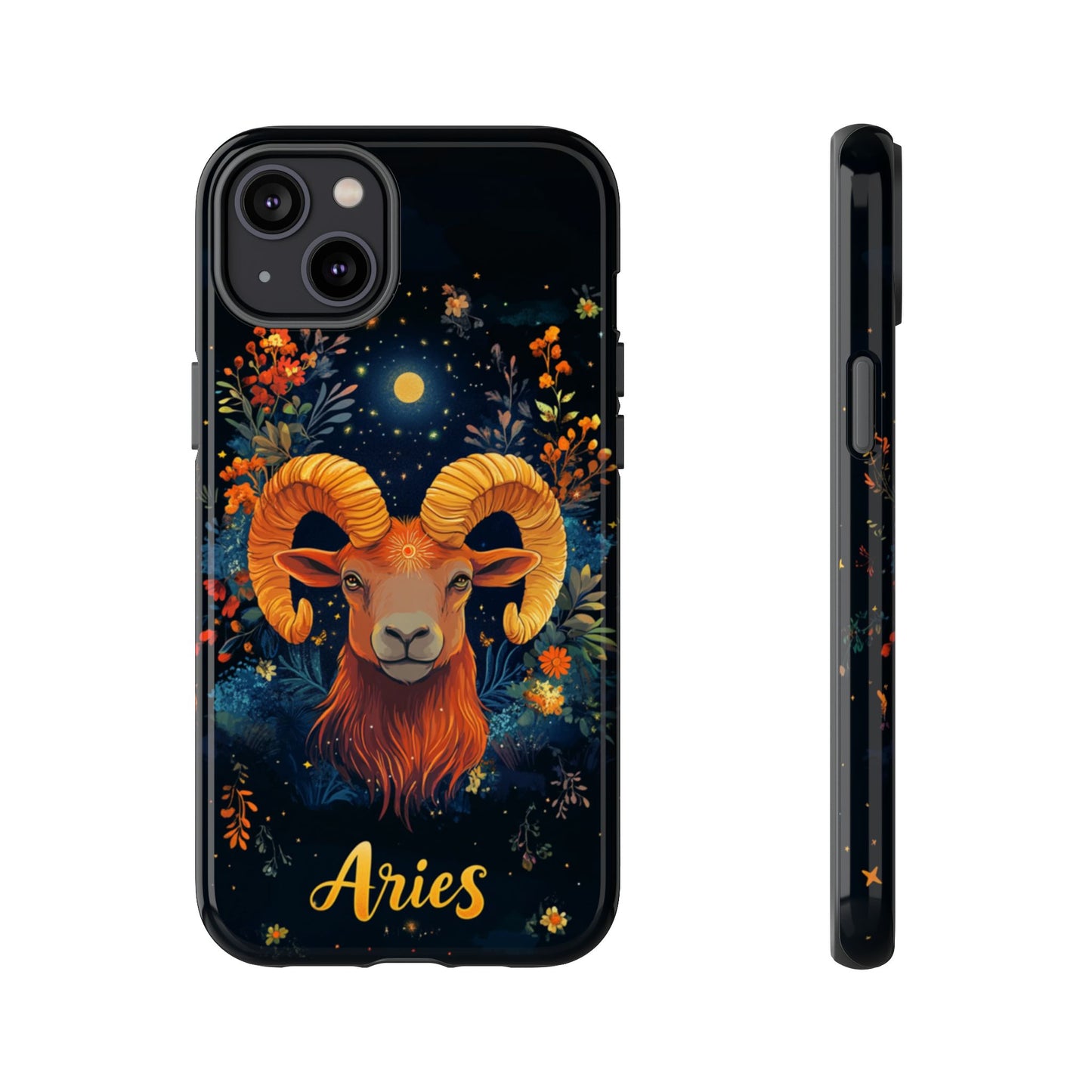 Aries Celestial Bloom Phone Case – iPhone, Google Pixel, Samsung Galaxy