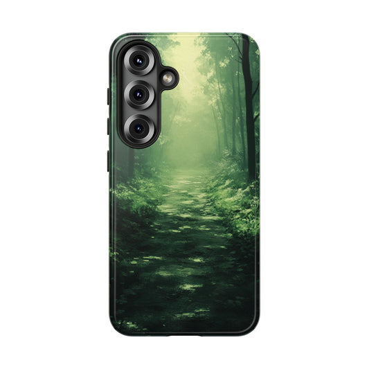 Emerald Mist Forest Path - Tough Samsung Galaxy Case