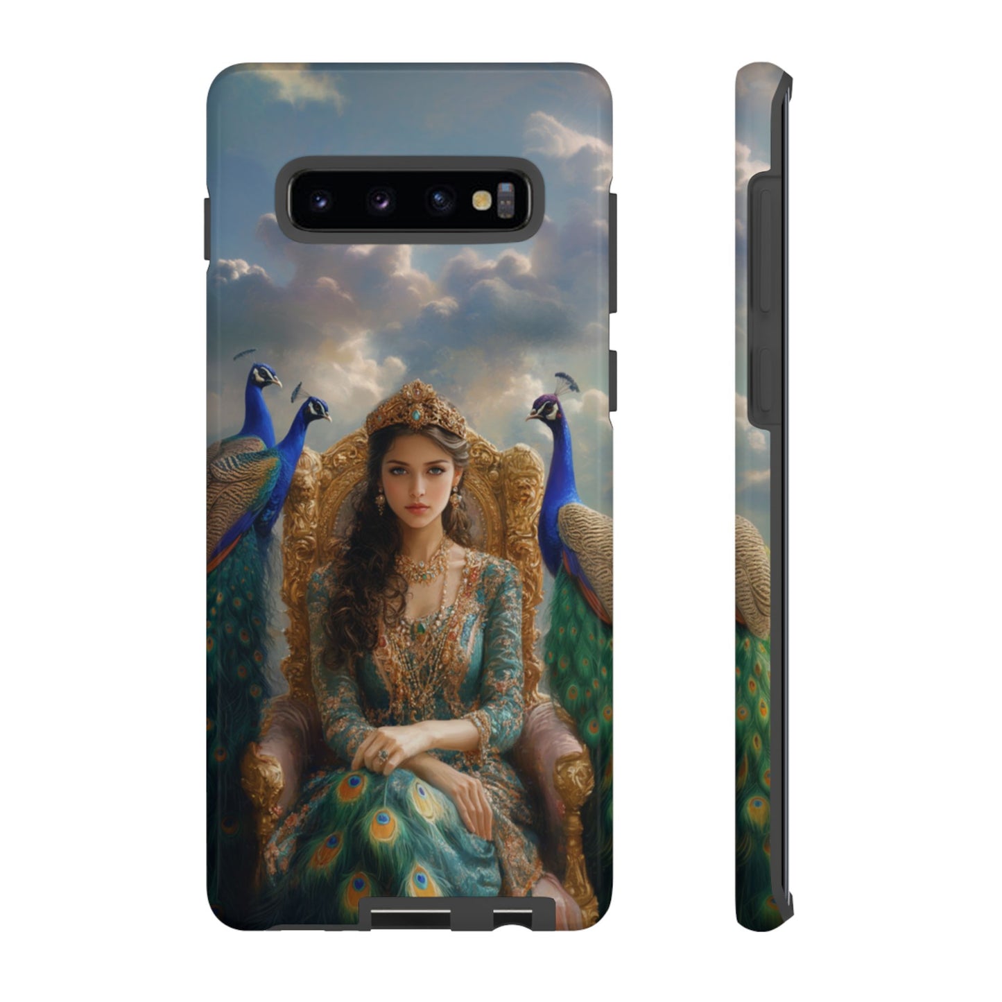Hera Peacock Empress Golden Throne - Tough Samsung Galaxy Case
