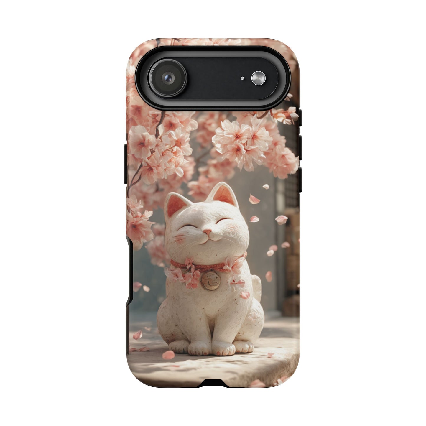 Sakura Lucky Cat - Tough iPhone Case
