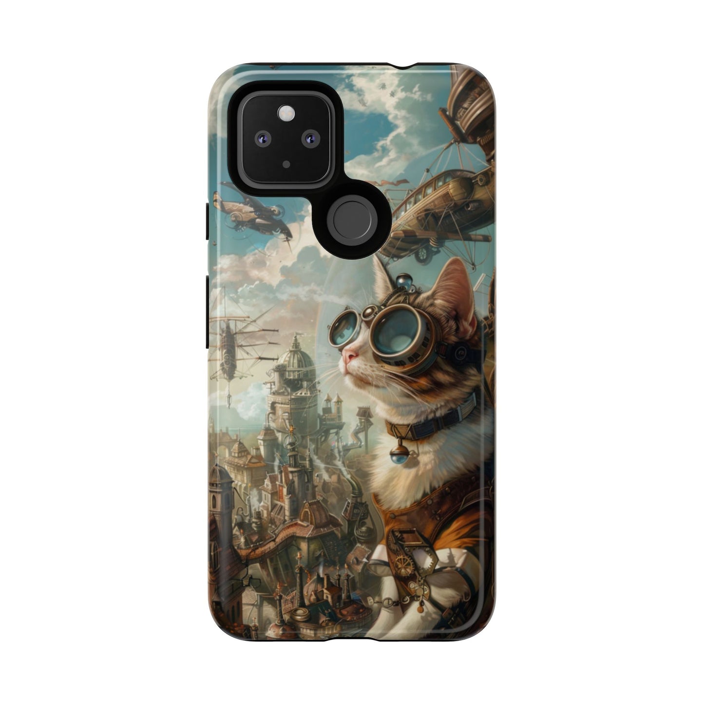 Steampunk Aviator Cat - Tough Google Pixel Case