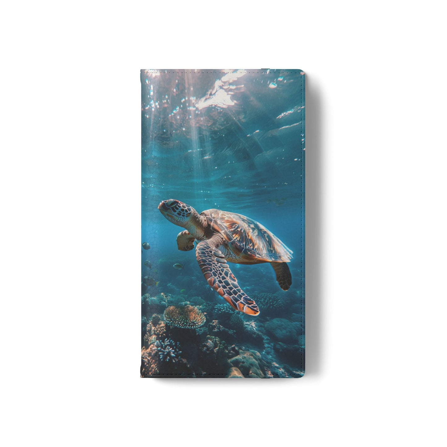 Ocean Guardian Sea Turtle - Wallet Flip Case