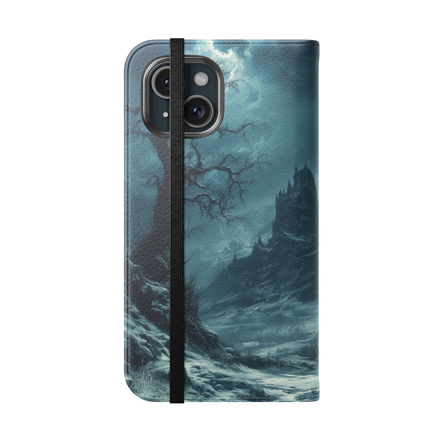Stormy Castle - Wallet Flip Case