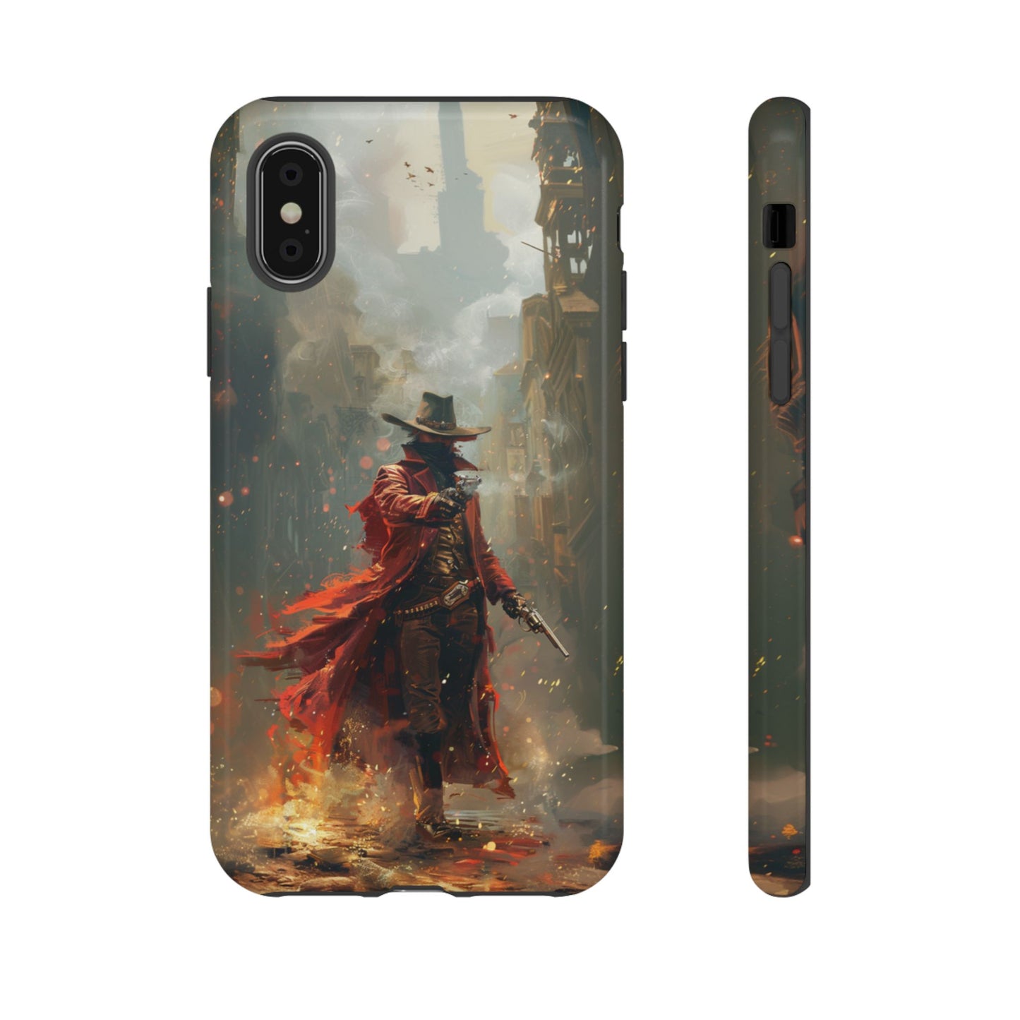 Crimson Gunslinger – Tough iPhone Case