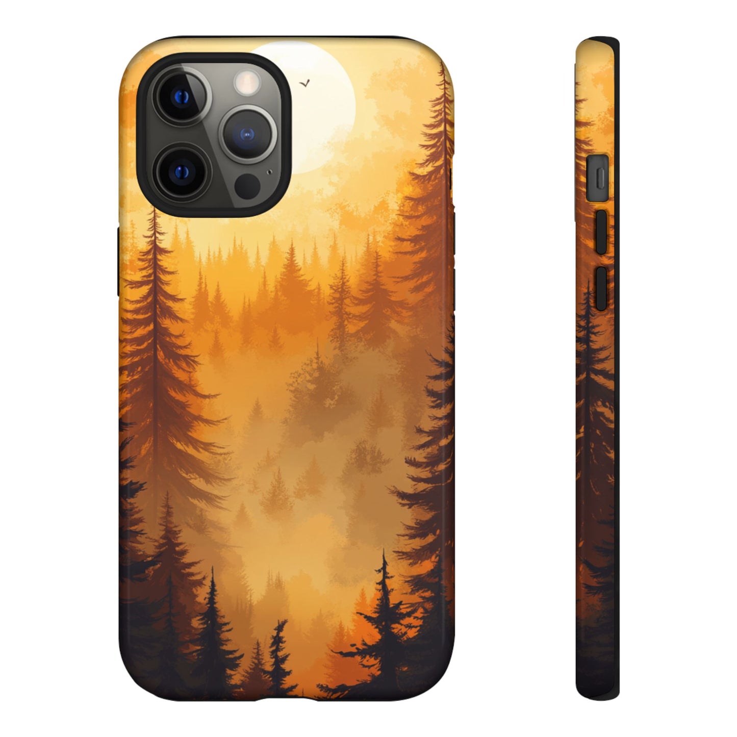 Golden Forest Silhouette – Tough iPhone Case