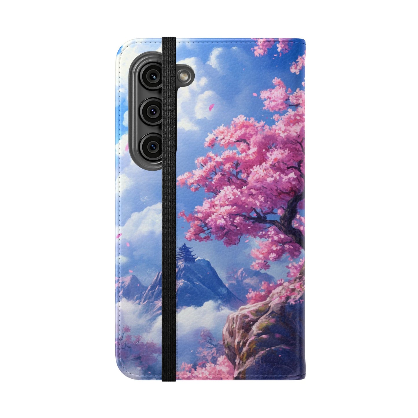 Sakura Sky Temple - Wallet Flip Case