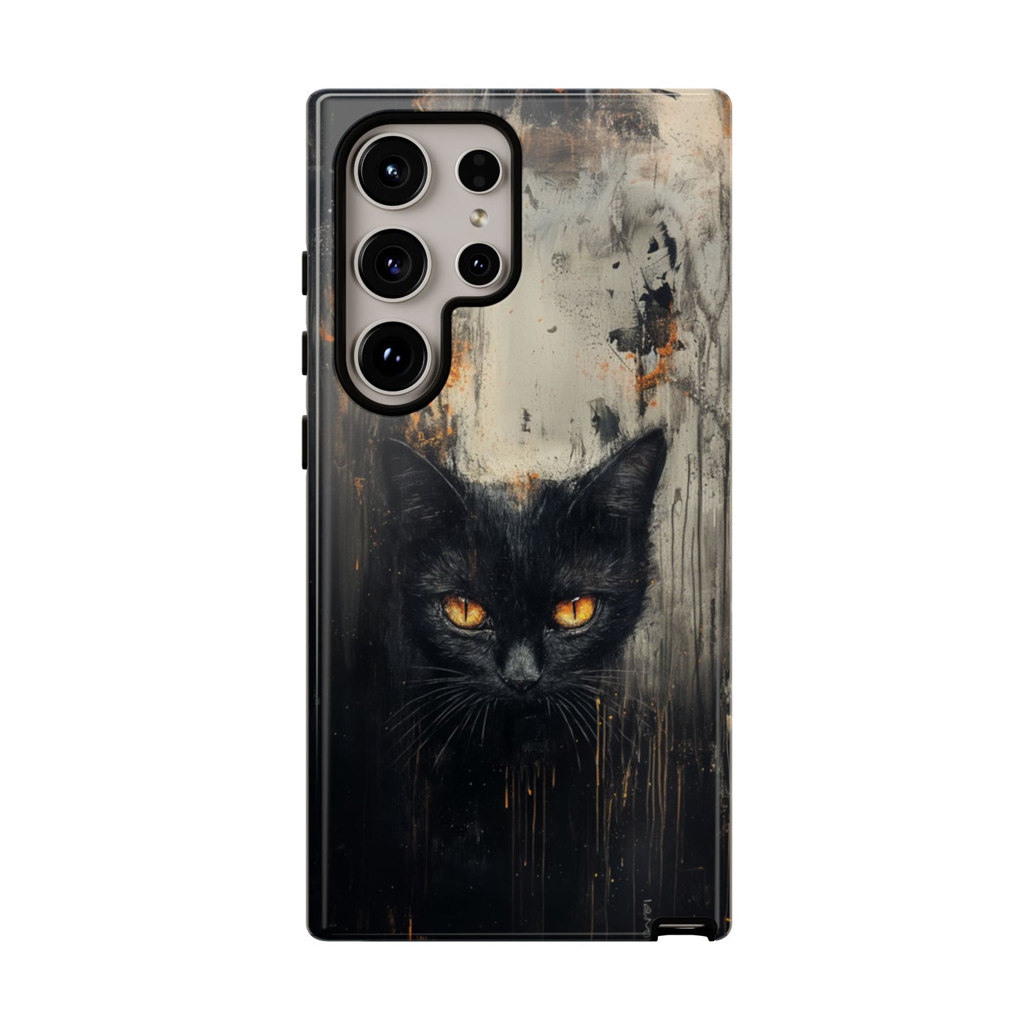 Enigmatic Black Cat Phone Case - iPhone, Google Pixel, Samsung Galaxy