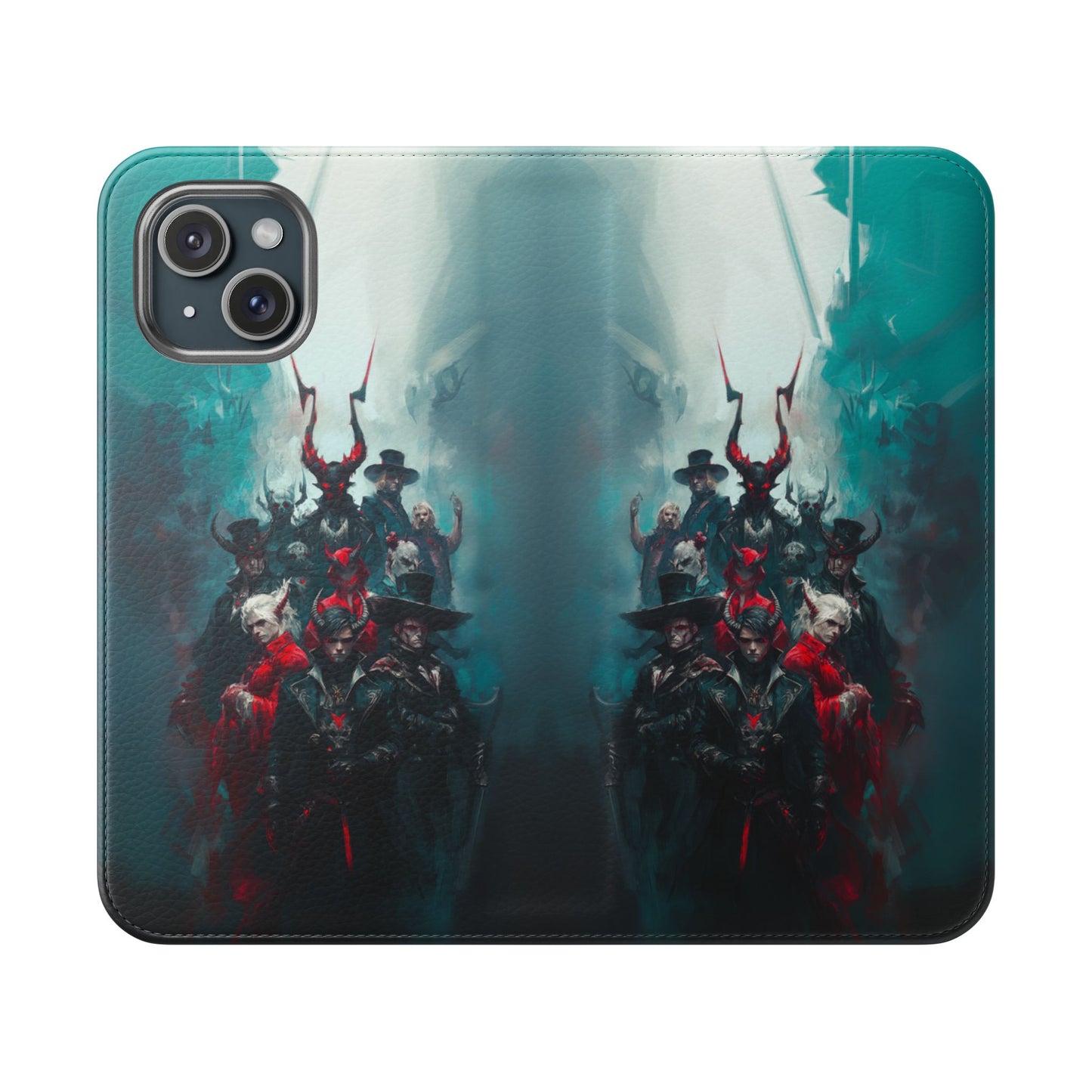 Dark Fantasy Demon Hunters - Wallet Flip Case