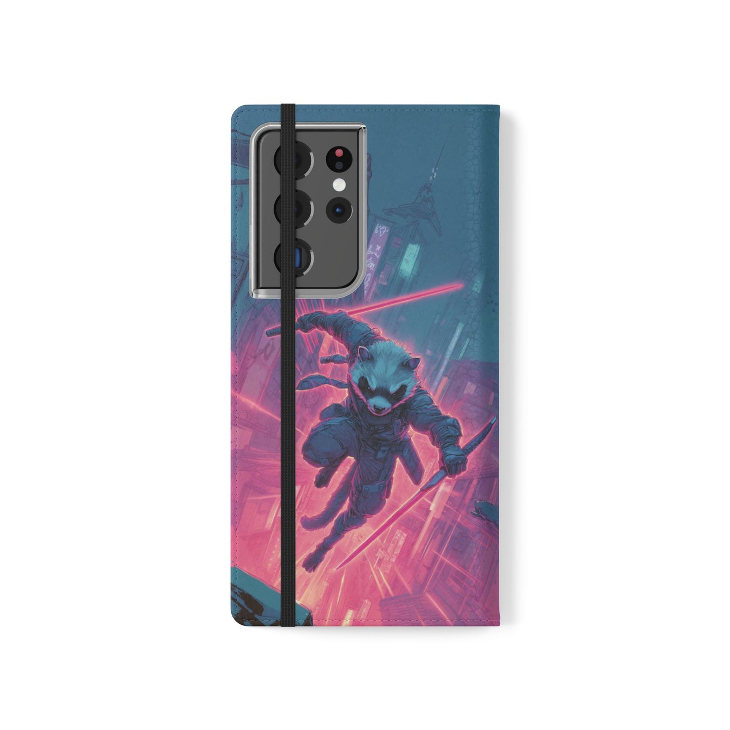 Cyberpunk Ferret - Wallet Flip Case