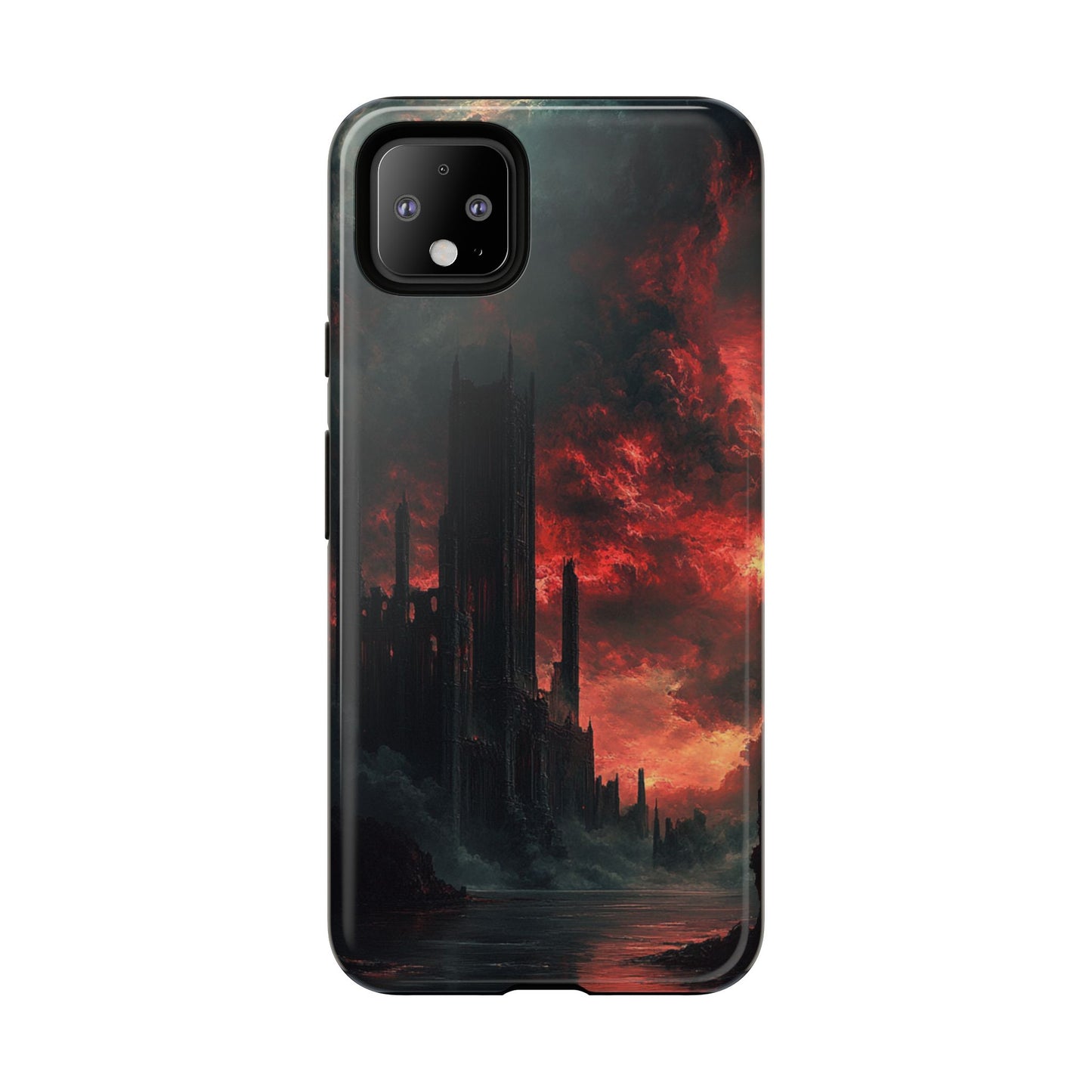 Crimson Dread Citadel – Tough Google Pixel Case