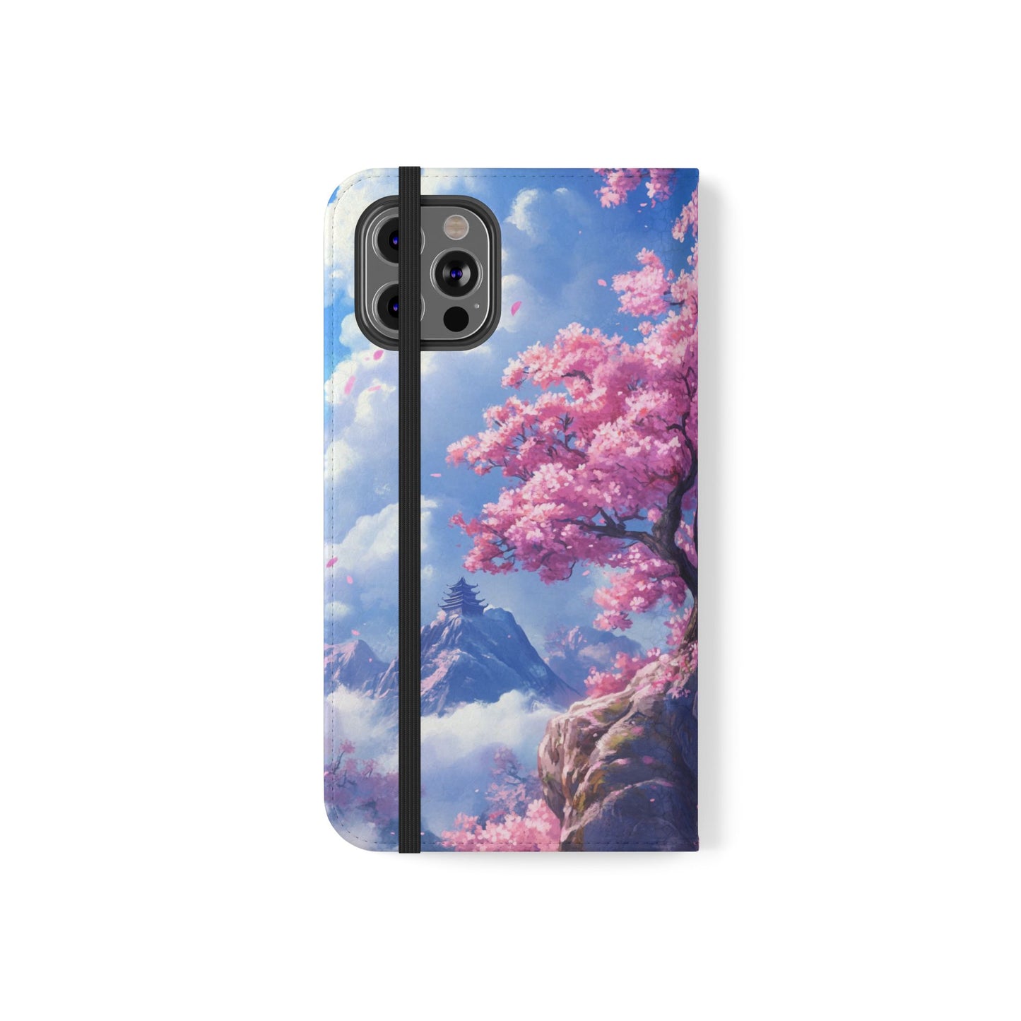Sakura Sky Temple - Wallet Flip Case