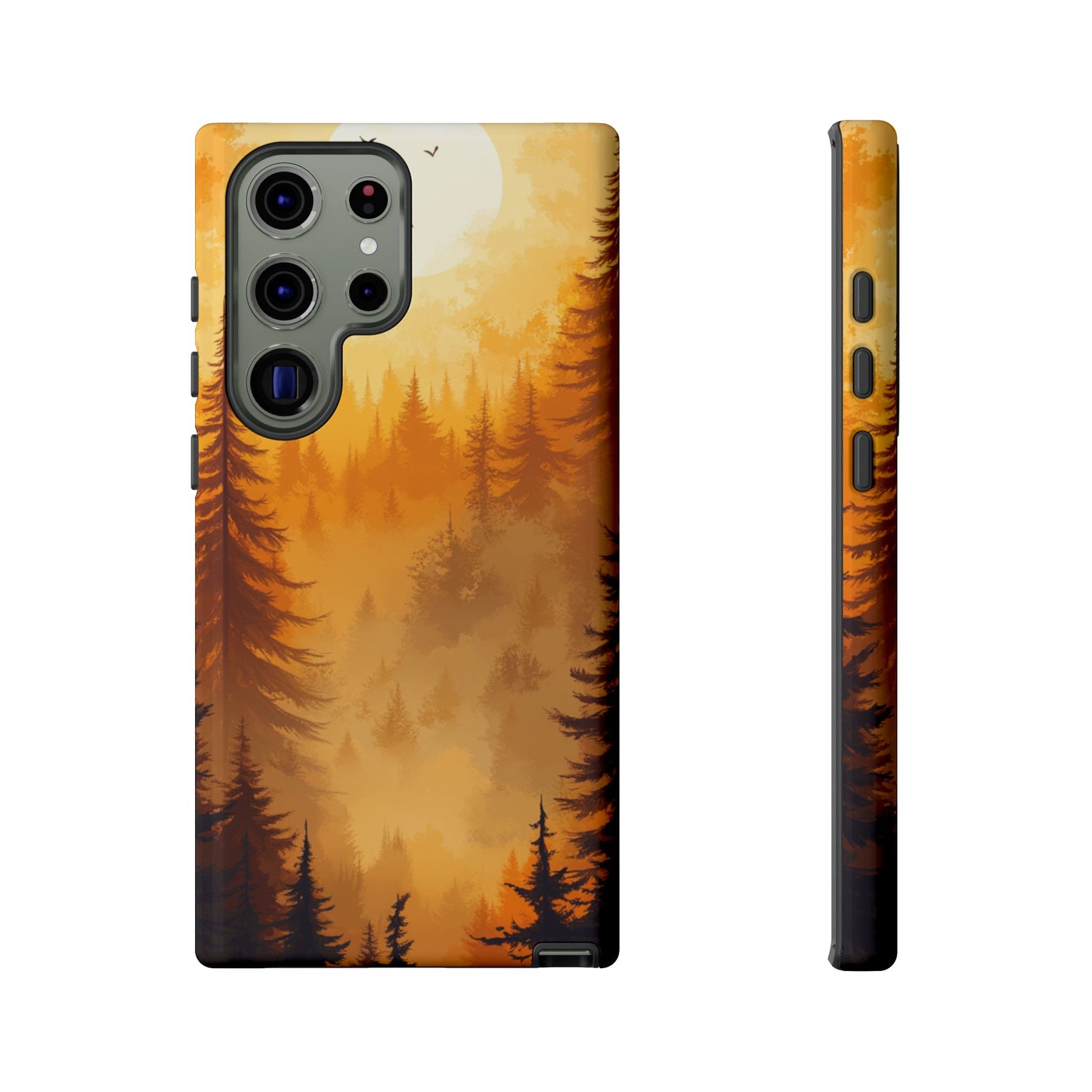 Golden Forest Silhouette – Tough Samsung Galaxy Case