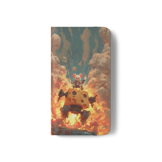 Battle Tank Mouse - Wallet Flip Case