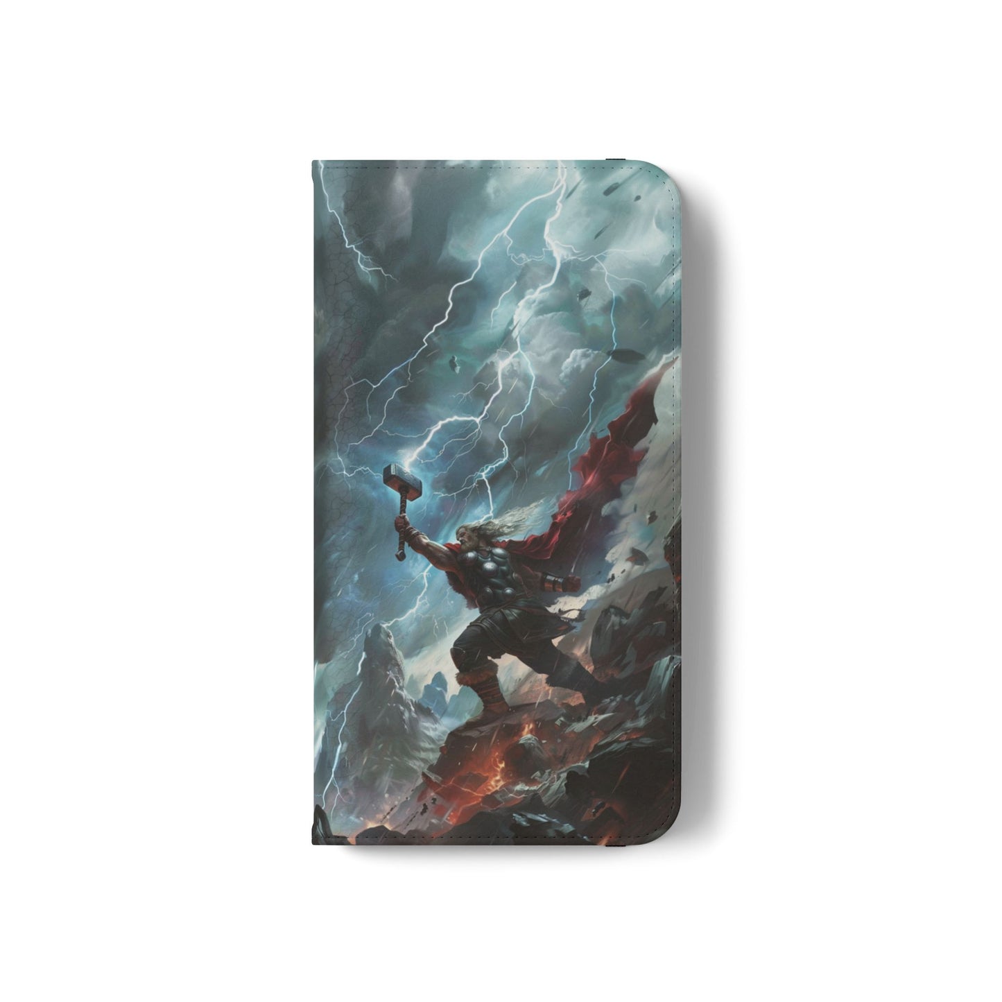 Thor Lightning Storm - Wallet Flip Case