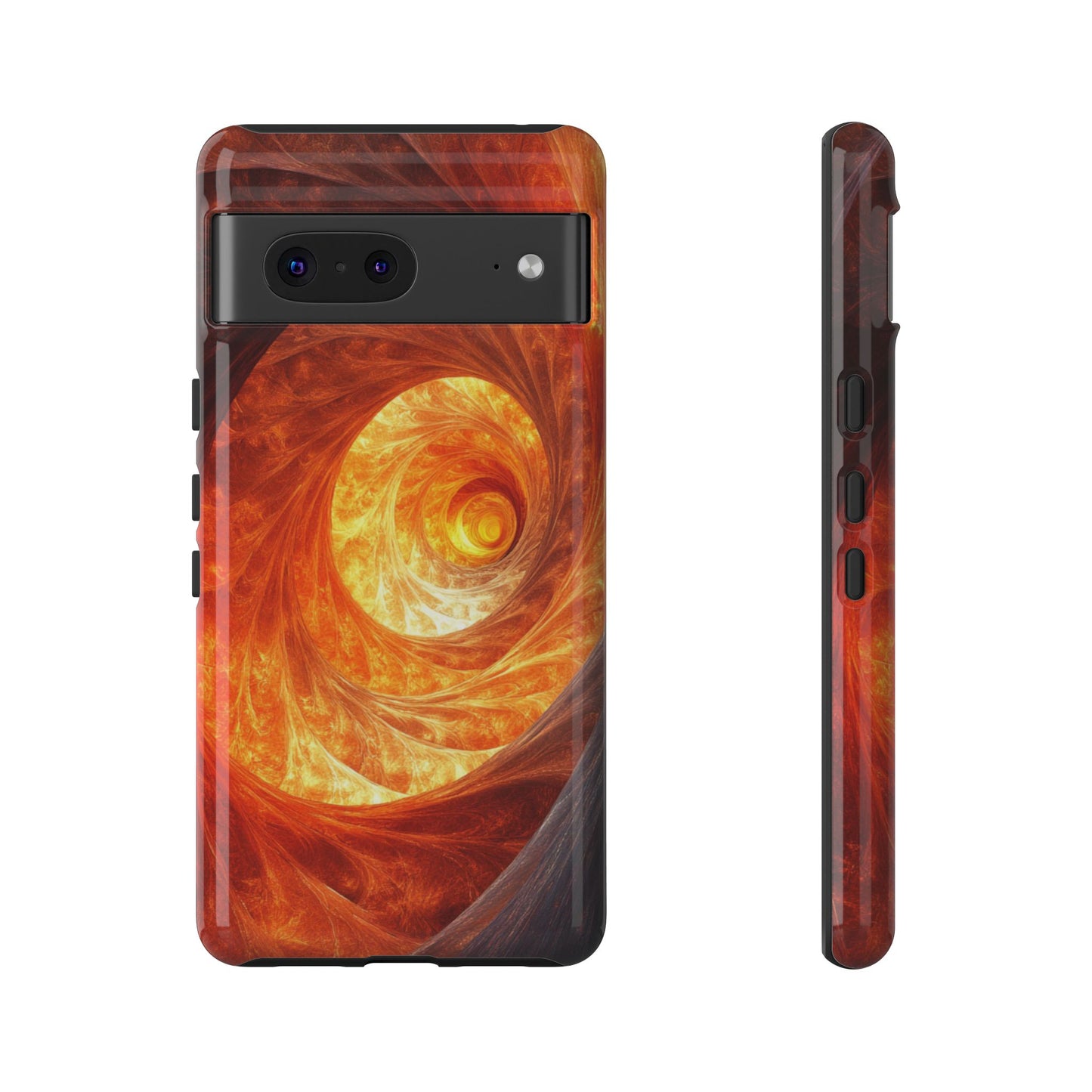 Fire Spiral - Tough Google Pixel Case