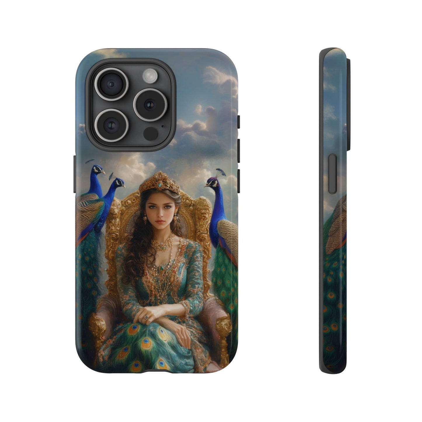 Hera Peacock Empress Golden Throne - Tough iPhone Case