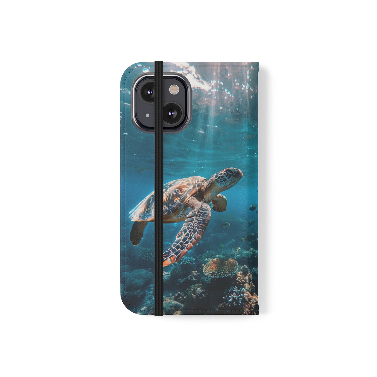 Ocean Guardian Sea Turtle - Wallet Flip Case