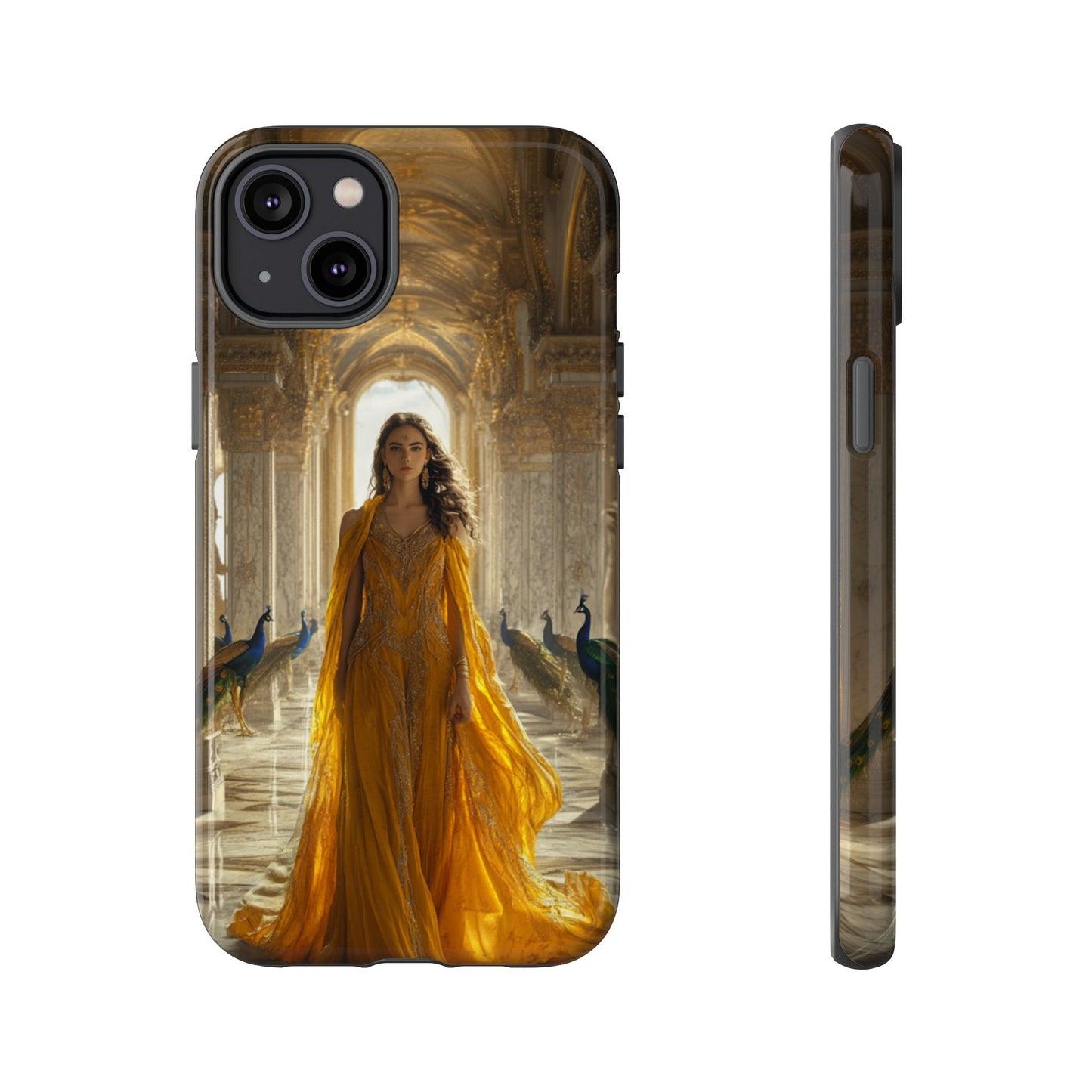 Hera Golden Palace Peacock Goddess - Tough iPhone Case