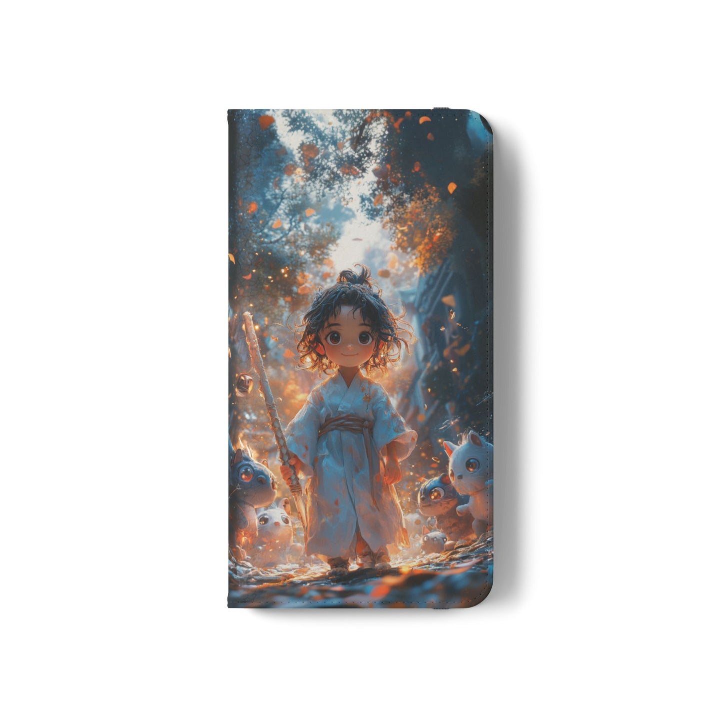 Forest Spirit Child - Wallet Flip Case