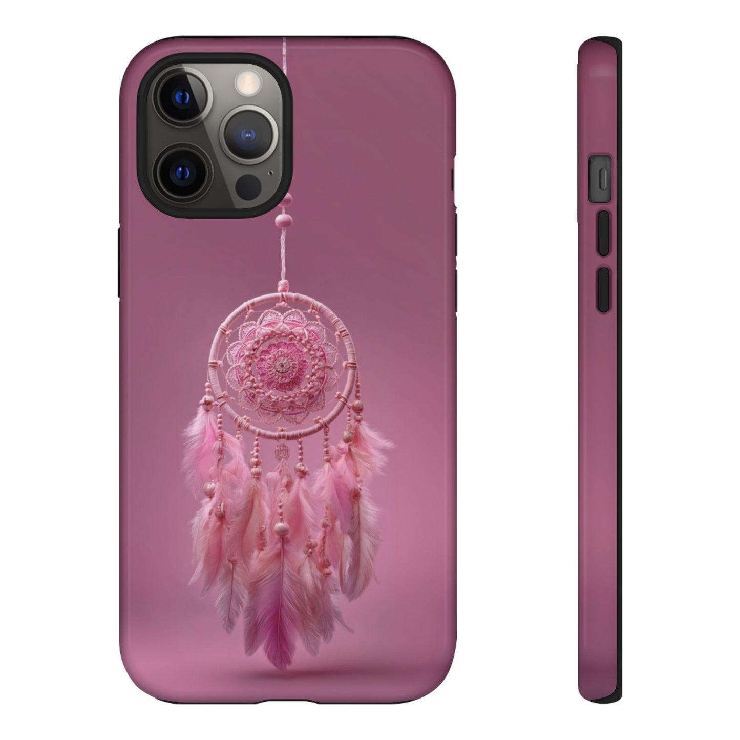 Pink Lace Dreamcatcher - Tough iPhone Case