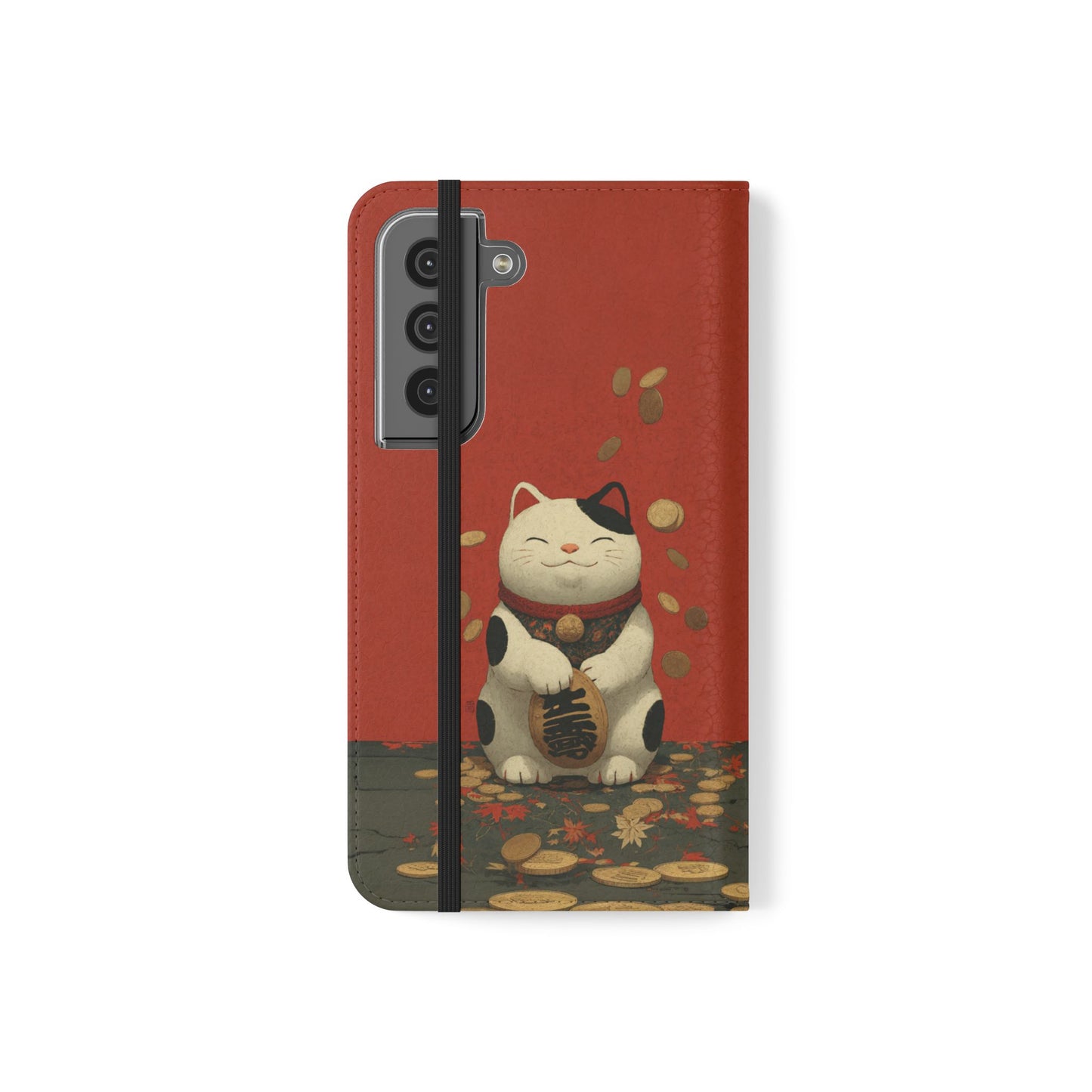 Lucky Cat - Wallet Flip Case