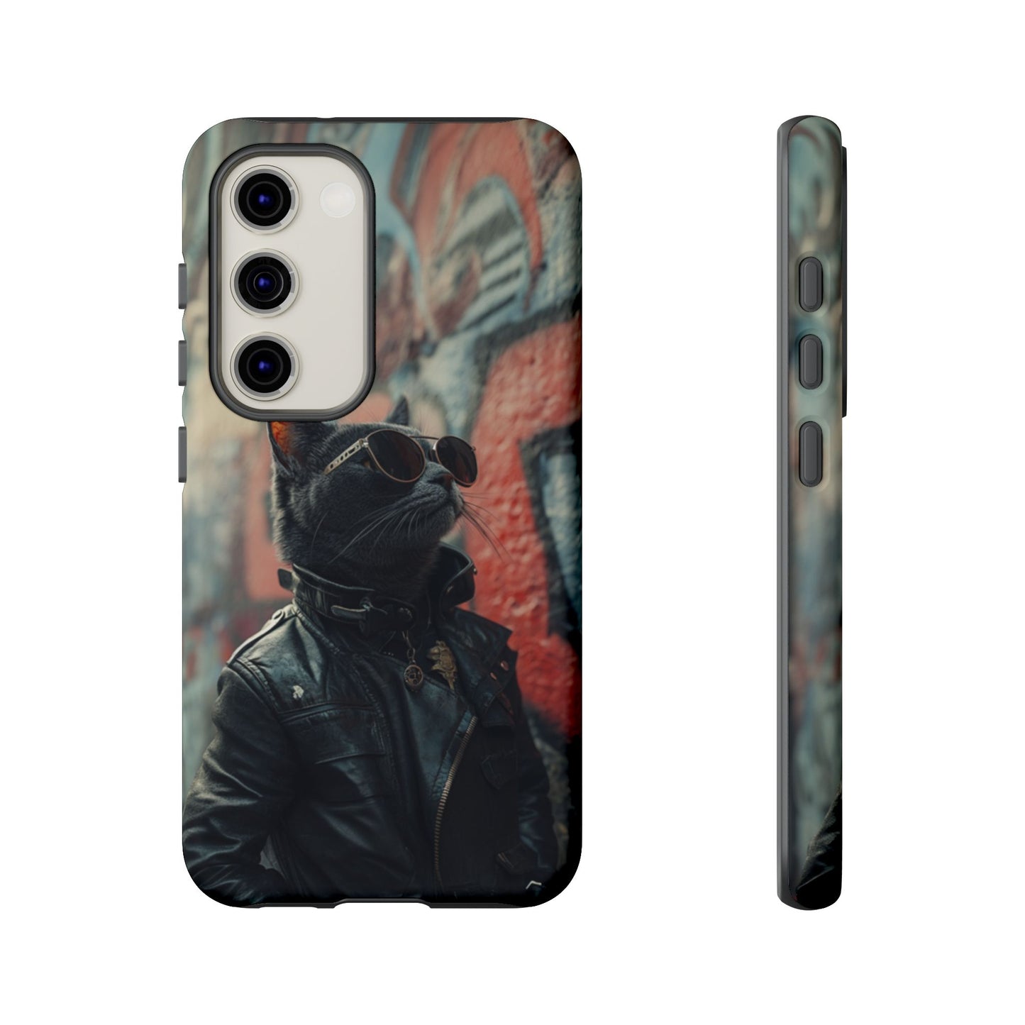 Punk Rock Cat Phone Case – iPhone, Google Pixel, Samsung Galaxy